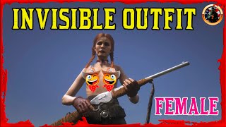 INVISIBLE TORSO and TOPLESS Glitch (Female Outfit) in Red Dead Online