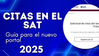 Como Sacar Citas En El Sat 2025. Para Firma Electonica Alta Rfc Por Primera Vez.
