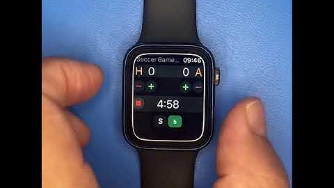 Soccer Game Score Keeper and Timer on Your Wrist!