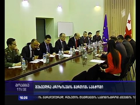 კრიზისების მართვის საბჭოს მდივანი ევროკავშირის დელეგაციას შეხვდა