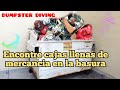 Lo que Tiran las tiendas en Estados Unidos #basuradelosmillonarios #dumpsterdiving #loquetiranenUSA