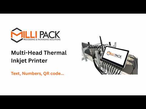 4-Head Thermal Inkjet (TIJ) Printer | High-Speed Multi-Line Printing Solution | Milli Pack Pakistan
