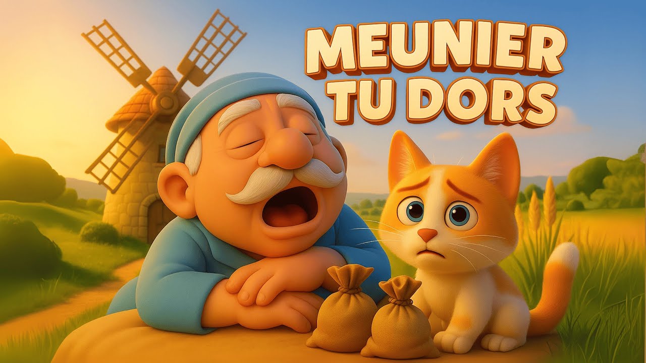 Meunier Tu Dors 😴🌾 - Chanson pour Enfants | Comptine Amusante et Éducative Meunier Tu Dors 😴🌾 - Chanson pour Enfants | Comptine Amusante et Éducative
