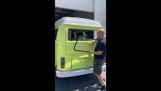 How to Install the Back Window of a Volkswagen Bus