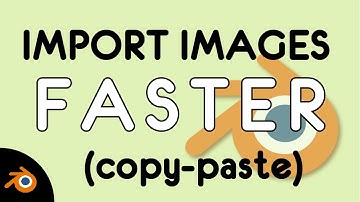 Copy paste images directly to Blender (Import images faster)