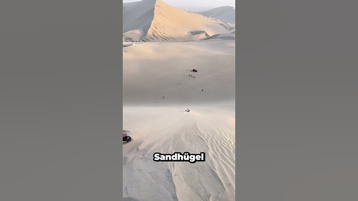 Was passiert, wenn du in der Wüste Sandboardest?