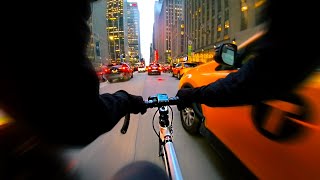 Chill Evening Ride in Manhattan - POV Fixed Gear NYC