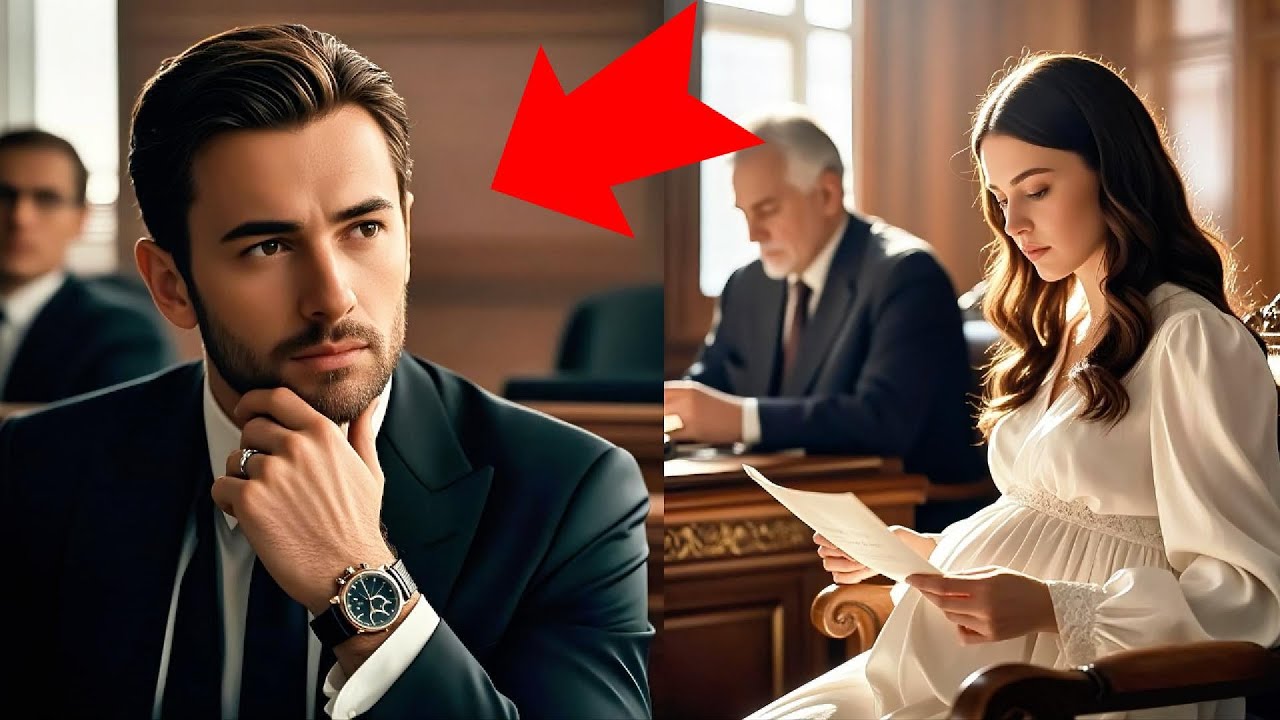 она спокойно пришла подписать развод, а он оцепенел, увидев её на седьмом месяце беременности