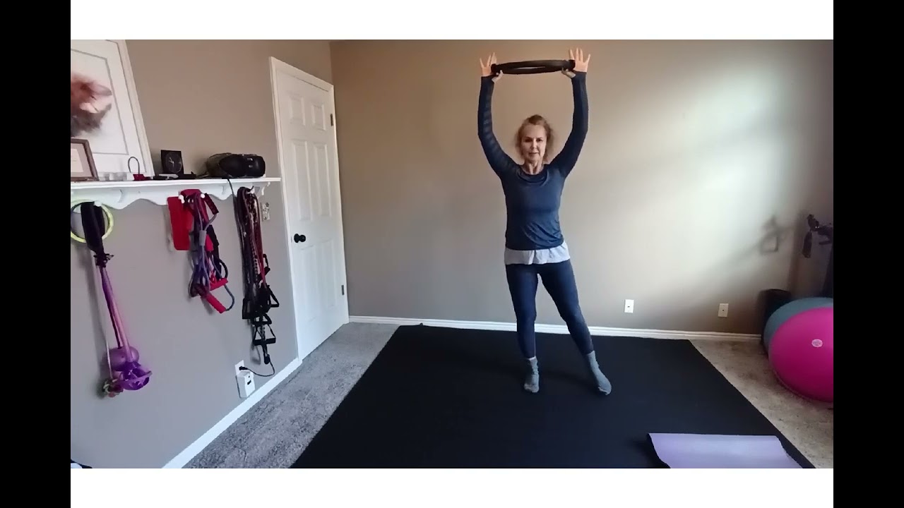 Pilates with Magic Circle and Gliding Discs (or socks) #154