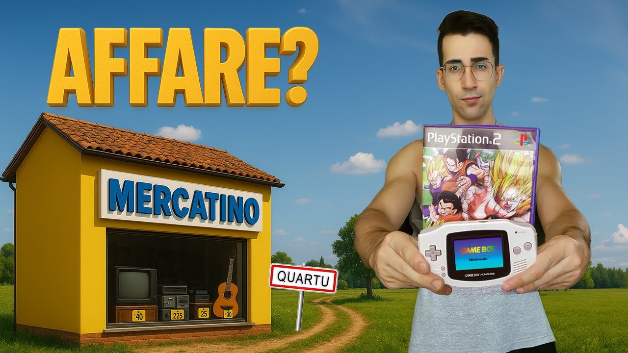 Ho trovato VIDEOGIOCHI nascosti nei MERCATINI dell’usato di paese!