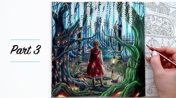 ROMANTIC COUNTRY the second tale | Fantasy Forest Part 3 | Prismacolor