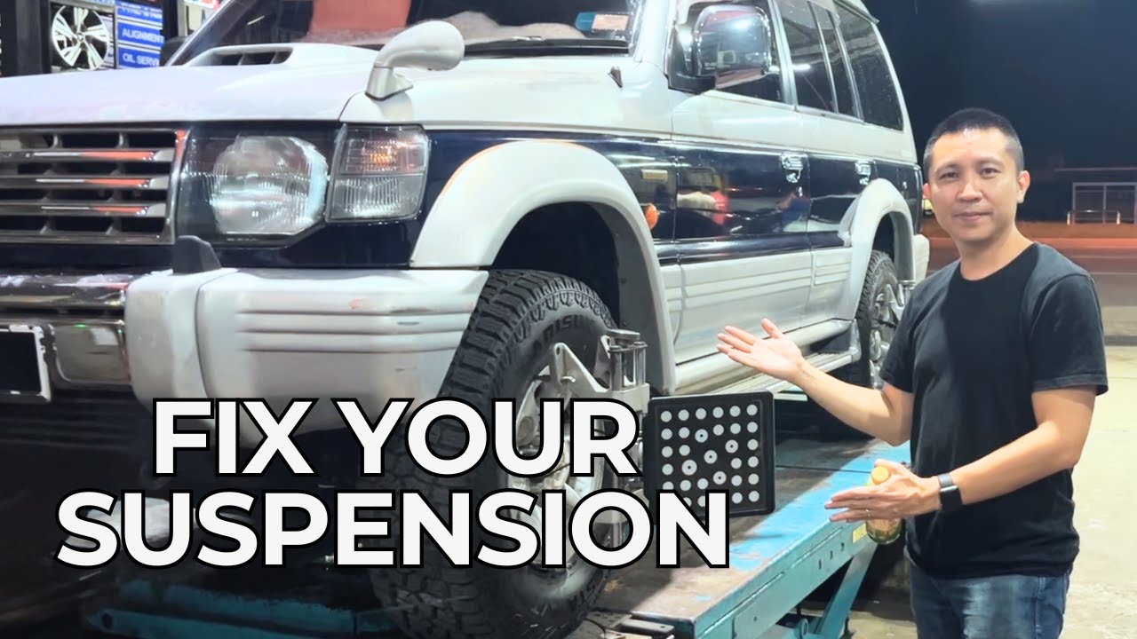 Fixing the Front Suspension of 1993 Mitsubishi Pajero V46 JDM (Hard Work!)