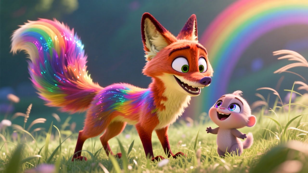 Rainbow Fox’s Kite Day 🌈🦊 | Fun Kids Song | Sing Along & Play