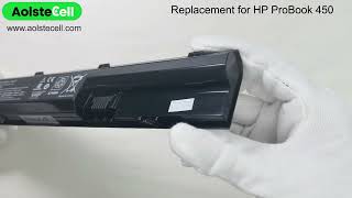 Replacement battery for HP ProBook 450 10.8V 4400mAh 6 cells