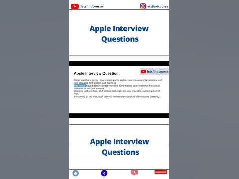 Apple Interview Questions #apple - YouTube