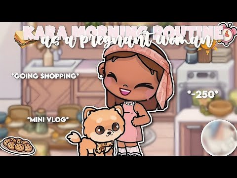Kara's Morning Routine As A Pregnant Woman!! 🤰🏽|| Morning routine! ☀️🍞🛒 || Avatar world 🌎