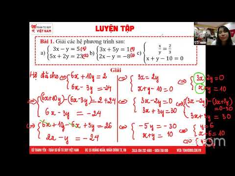 Video LỚP 9A - ĐẠI SỐ 9 - CHƯƠNG 3- BÀI 1+2: HỆ PHƯƠNG TRÌNH... - youtube