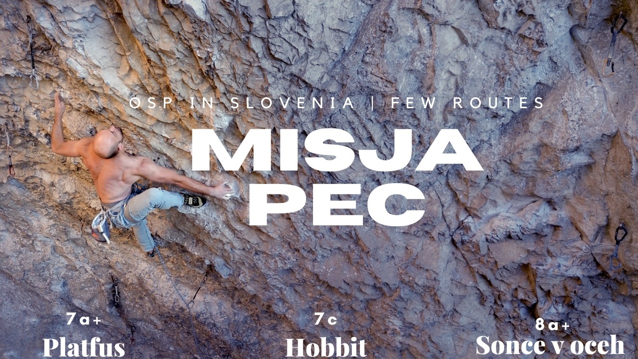 Few routes from November trip to Misja Pec | 7a+ - 8a+ climbing