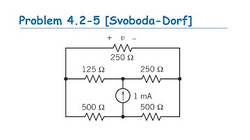 Problem 4.2-5 Node-Voltage Analysis [Svoboda-Dorf] - Introduction to Electric Circuits 9th Edition