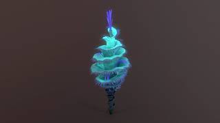 Cosmoflorist Blue Flower - Animation Sequence