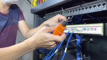 Hướng dẫn đấu nối patch panel Alantek