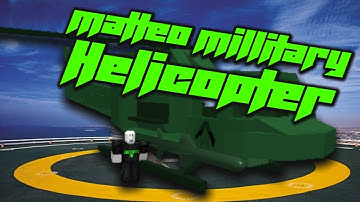 Roblox Script Showcase Episode#791/Matteo Millitary Helicopter