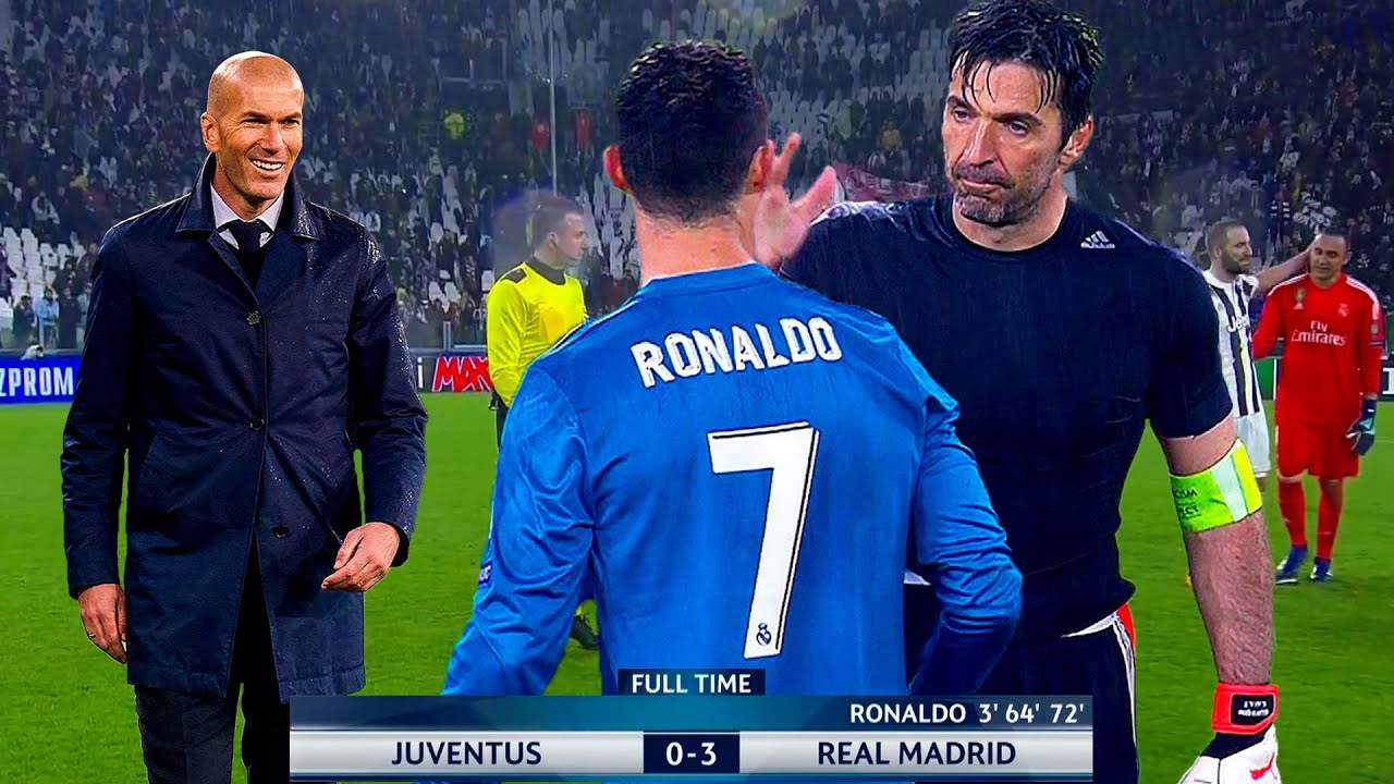 Zidane & Buffon will never forget Cristiano Ronaldo's performance in this match