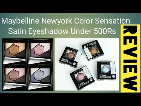 Video: Maybelline Glamorous Gold Colorsensational Satin Eyeshadow Palette Review