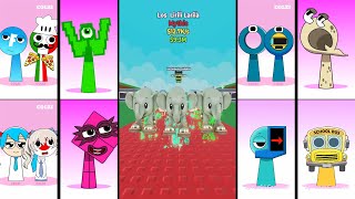 Newest Update Brainrot Characters Vs Italian Brainrot Vs Sprunki Updated Part 2