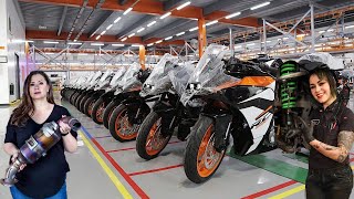 KTM factory tour | How KTM bikes are made in 2024