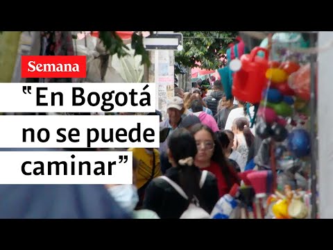Esta es la realidad de los vendedores formales y los ambulantes en Bogotá