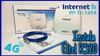 Instalación de Módem Eltel R520. (Internet Telcel en casa 2020)