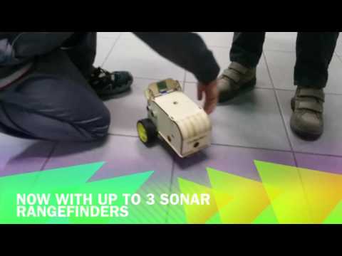 Spotted: CoderBot v3 (up to 3 sonar rangefinders)