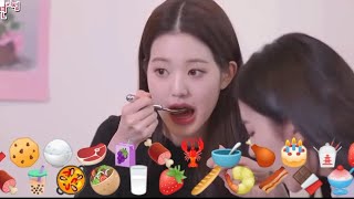 EAT WITH WONYOUNG 🍫🍪🍚🥩🧃🦞🥣🍗🎂🥡🍓🍖🧋🥘🥙🥛🍓🥖🍤🥓🍫🍧#eating #youtube #asmr #wonyoung #ive