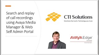 Using the Avaya Web Self Admin Portal to filter call recordings on the Avaya IP Office
