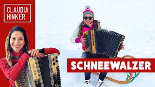 Claudia Hinker spielt den "SCHNEEWALZER" auf ihrer Steirischen Harmonika!