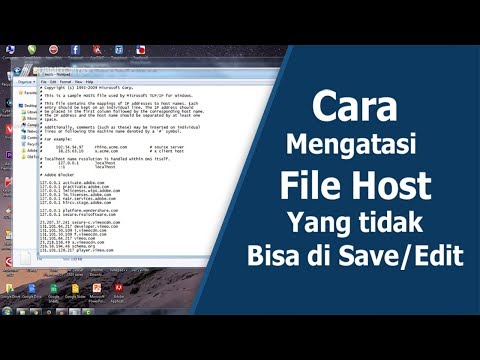 Video: Cara Menyimpan Perubahan Pada Fail Hos