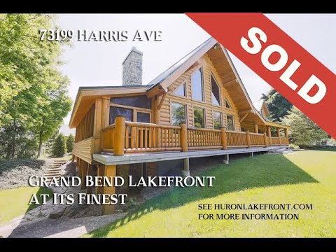 Sold Grand Bend Lakefront Log Home A Rock Star Nhl Player Dream