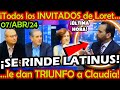 SE RINDE LORET ¡ Todos en LATINUS dan TRIUNFO a Claudia la REINA !