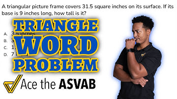 ASVAB Arithmetic Reasoning: Math Practice Test Question - Triangle Area and Perimeter Word Problem