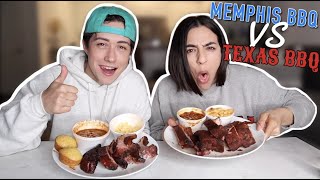 I TRIED TEXAS AND MEMPHIS STYLE BBQ (ft. Jordan Gonzalez)