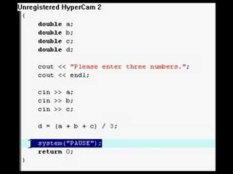 C++ Programming More Variables Tutorial 3