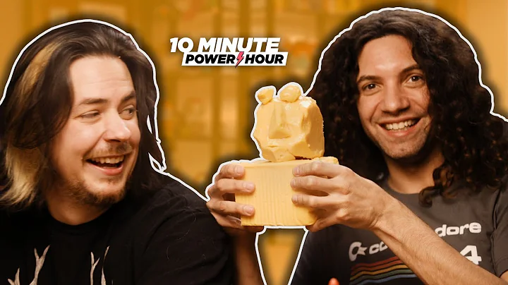 Making CHEESE Sculptures! - Ten Minute Power Hour