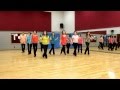 Wonder train  line dance dance  teach in english  