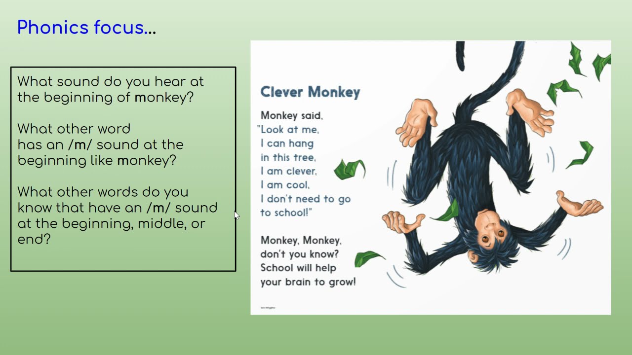 Poem Clever Monkey YouTube