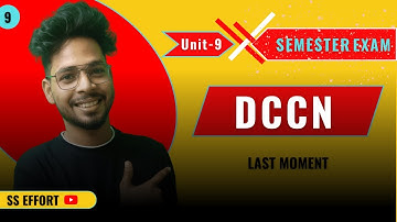 Unit-9 | Data Communication and Computer Network  |  Last Moment Batch | By Shubham sir