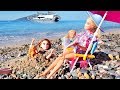 Kindervideo auf Deutsch - Barbie am Meer - Spielspaß mit Puppen