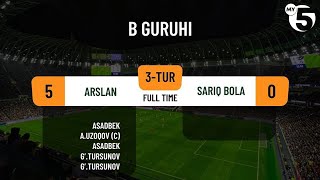 “LIKE CUP” yulduzlar futbol turniri B GURUHI 3-kungi uchrashuvi
