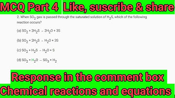 MCQ  Part 4 Test Series | Class 10 Science  Chemical Reactions & Equations,Crack Board Exams!"