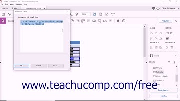 Acrobat Pro DC- Calculate Properties of Form Fields - Adobe Acrobat Pro DC Training Tutorial Course